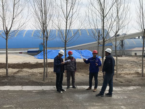 赤峰市生態(tài)環(huán)境局到魯蒙公司檢查指導80