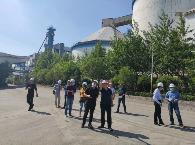 濟(jì)南大東環(huán)高速項(xiàng)目到魯中水泥參觀考察80