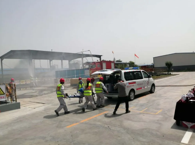 魯中水泥參加應(yīng)急預(yù)案演練7