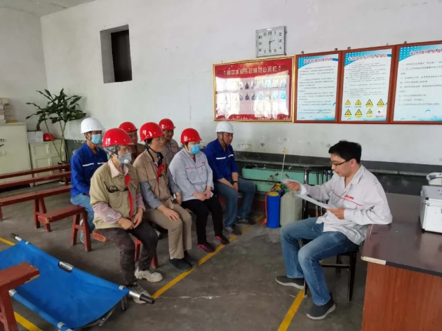 粉磨車間組織安全事故應急演練35