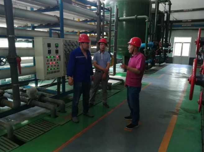 淄川區(qū)發(fā)改局到熱電廠進行安全檢查9