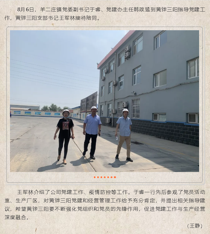 羊二莊鎮(zhèn)領導到黃驊三陽指導黨建工作72