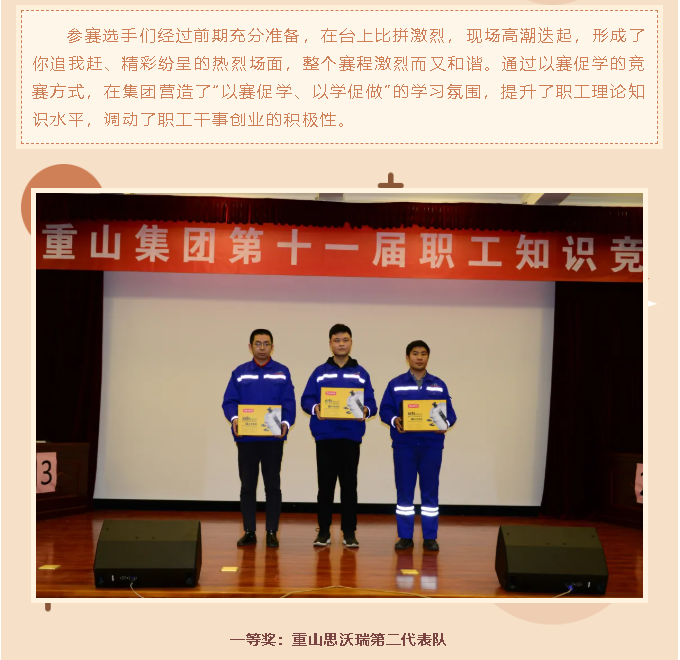 重山集團(tuán)舉辦第十一屆職工知識(shí)競(jìng)賽70