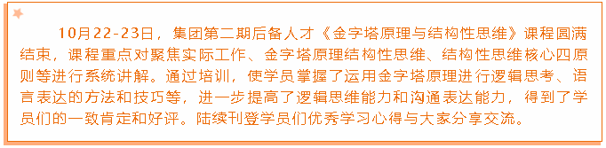 后備人才培訓(xùn)項目優(yōu)秀學(xué)習(xí)心得分享（一）15