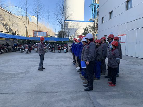 魯中水泥開展消防應急預案演練活動